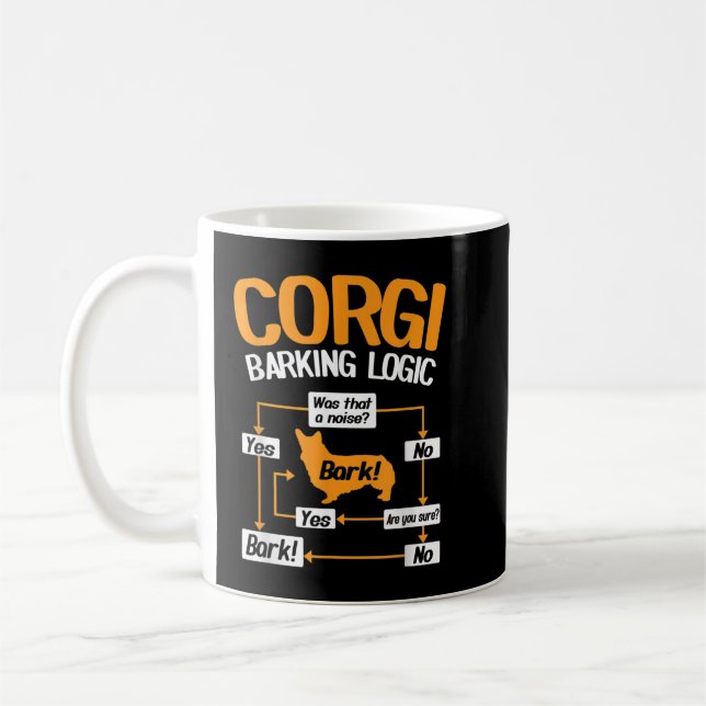 Mug Logique Corgi Bark (Gauche)