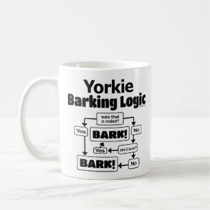 Mug Logique d'écorçage de Yorkie