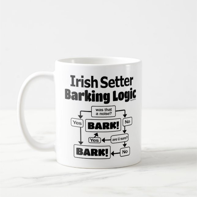 Mug Logique irlandaise de l'écorce (Gauche)