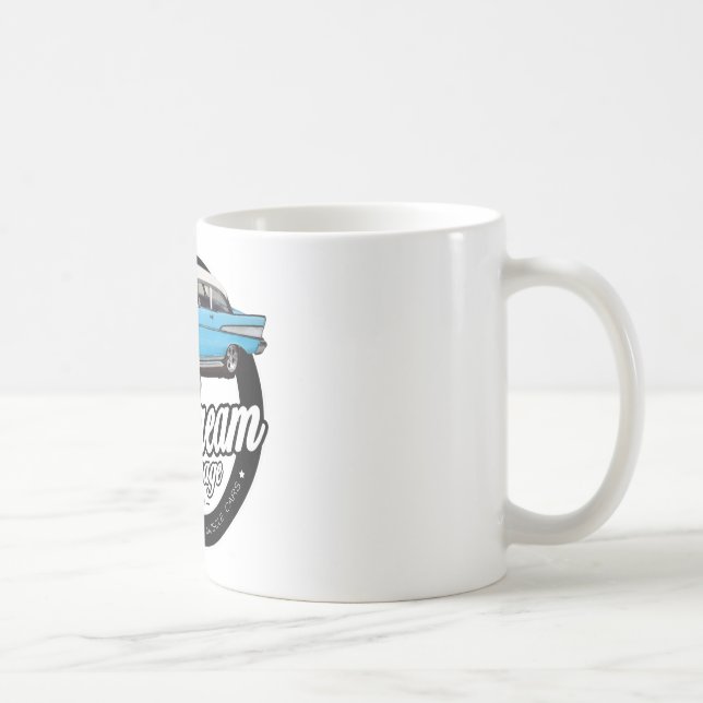Mug Logo 1957 de garage de Bel Air de Chevy (Droite)