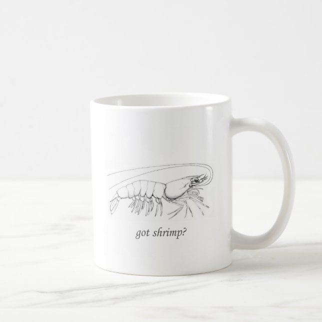 Mug logo "a obtenu crevette" (Droite)
