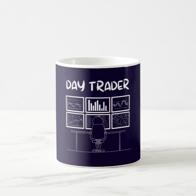 Mug Logo amusant du Jour Trader (Centre)