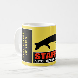 Mug Logo automobile, concessionnaire automobile public