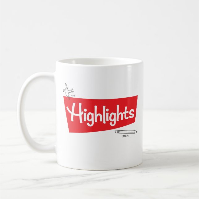 Mug Logo avec crayon et boue d'oiseaux (Gauche)