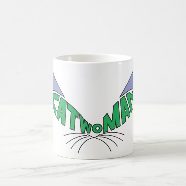 Mug Logo Catwoman Green (Centre)