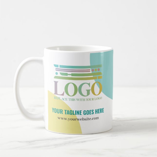 Mug Logo Cercles Turquoise Jaune Site Web (Gauche)