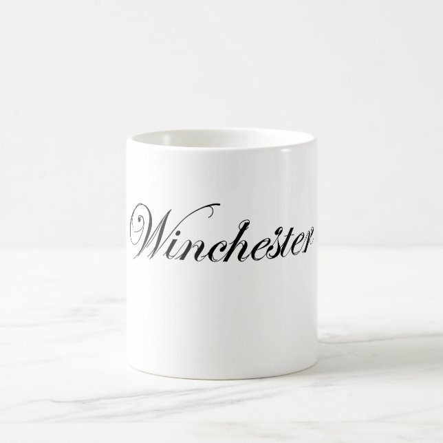 Mug Logo classique de Winchester de style (Centre)