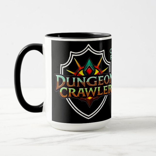 Mug Logo couleur personnalisé de Dungeon Crawler 2 (Gauche)