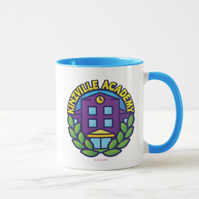 Mug Logo d'académie de Kinzville (Droite)