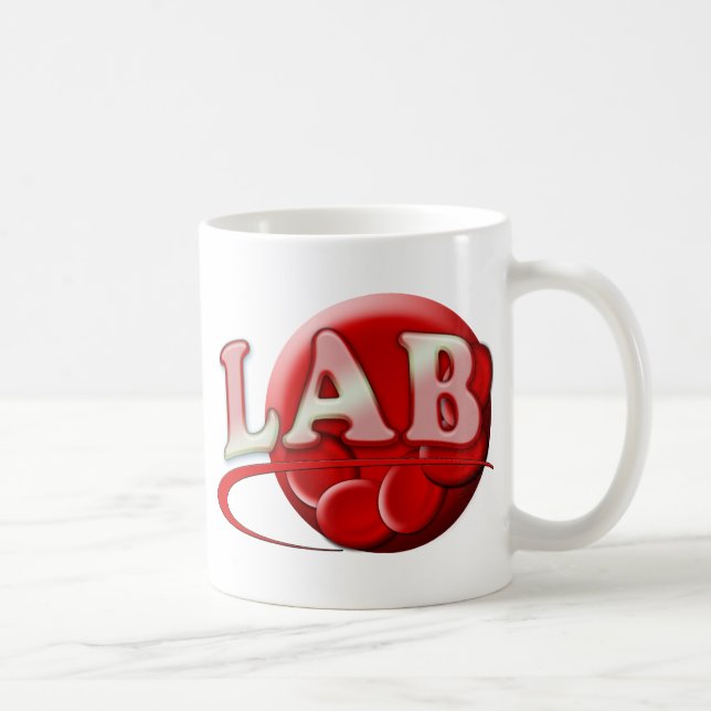 MUG LOGO DE BOUCHON DE LABORATOIRE RBC MLT - CLINIQUE  (Droite)