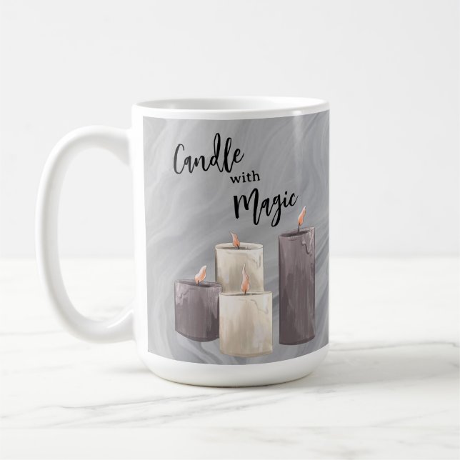 Mug Logo de bougie Sticker (Gauche)