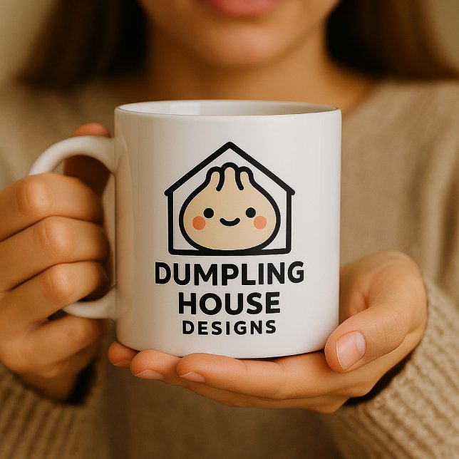 Mug Logo de conception de la maison de dumping mignonn (Créateur téléchargé)