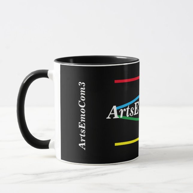 Mug Logo de couleurs simples (Gauche)