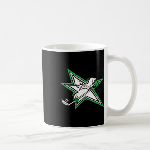 Mug Logo de hockey Lone Star mascotte de joueur dessin