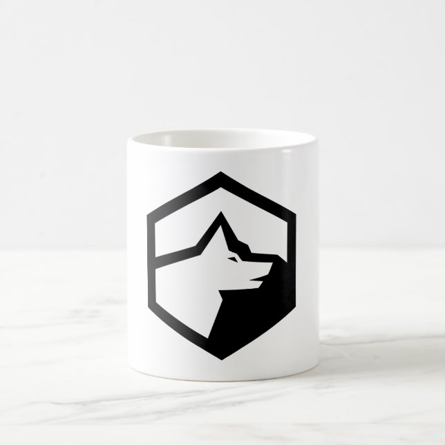Mug Logo de la ferme Wolf Mountain (Centre)