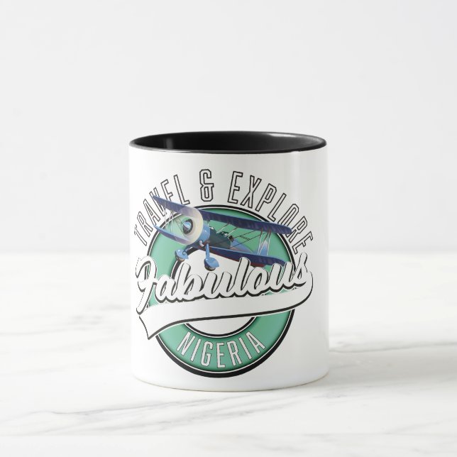 Mug Logo de l'Égypte fabuleuse pour explorer en voyage (Centre)