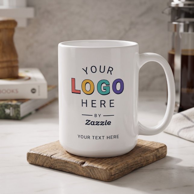 Mug Logo de l'entreprise à votre façon (32-201) (Créateur téléchargé)