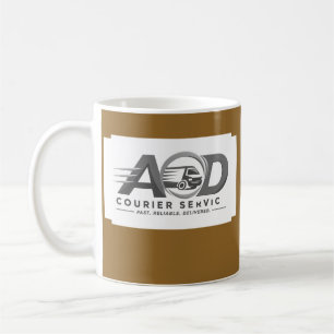 Mug Logo de l'entreprise Brun