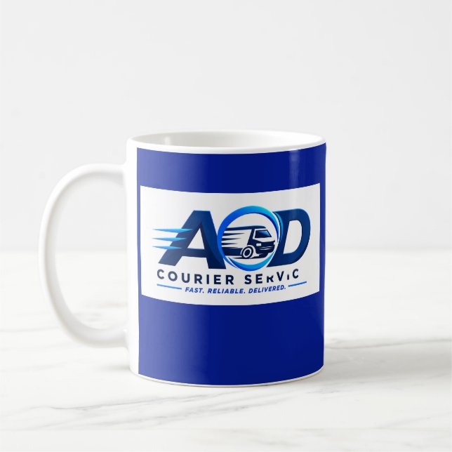Mug Logo de l'entreprise Navy (Gauche)