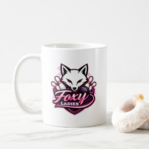 Mug Logo de l'équipe de bowling Foxy Ladies