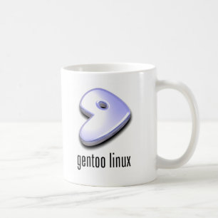 Mug logo de Linux de gentoo