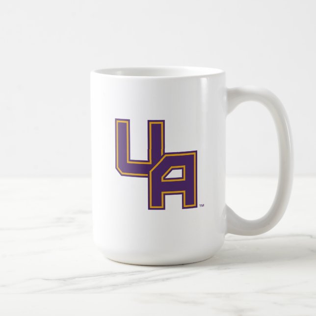 Mug Logo de l'Université d'Albany Initials (Droite)