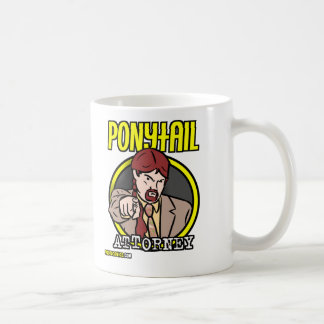 Mug Logo de mandataire de queue de cheval