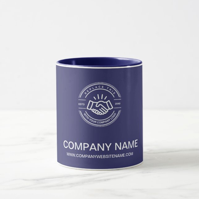 Mug Logo de marque promotionnel personnalisé couleur i (Centre)