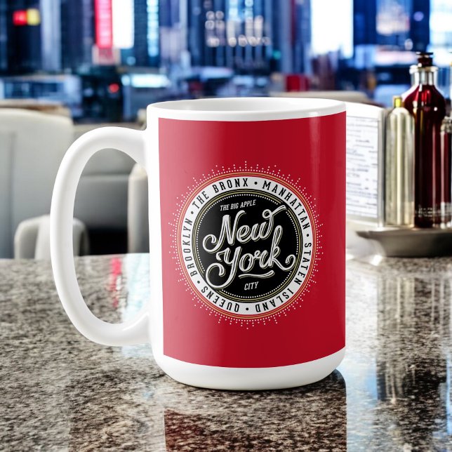 Mug Logo de New York avec Boroughs (Créateur téléchargé)