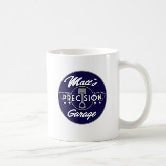 Mug Logo de norme de garage de la précision de Matt