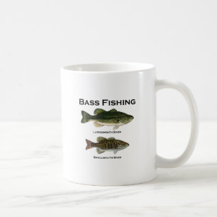 Mug Logo de pêche au bar (de large ouverture -
