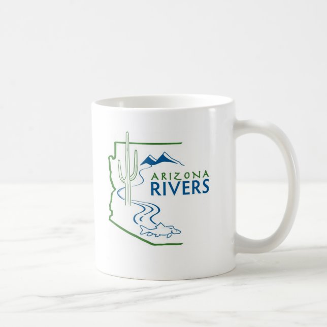 Mug Logo de rivière d'AZ, juste parce que vous ne (Droite)
