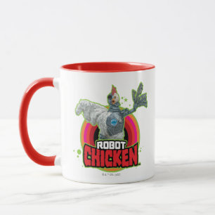 Mug Logo de Robot Chicken Character
