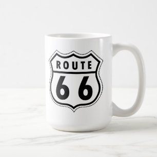 Mug Logo de route de l'itinéraire 66