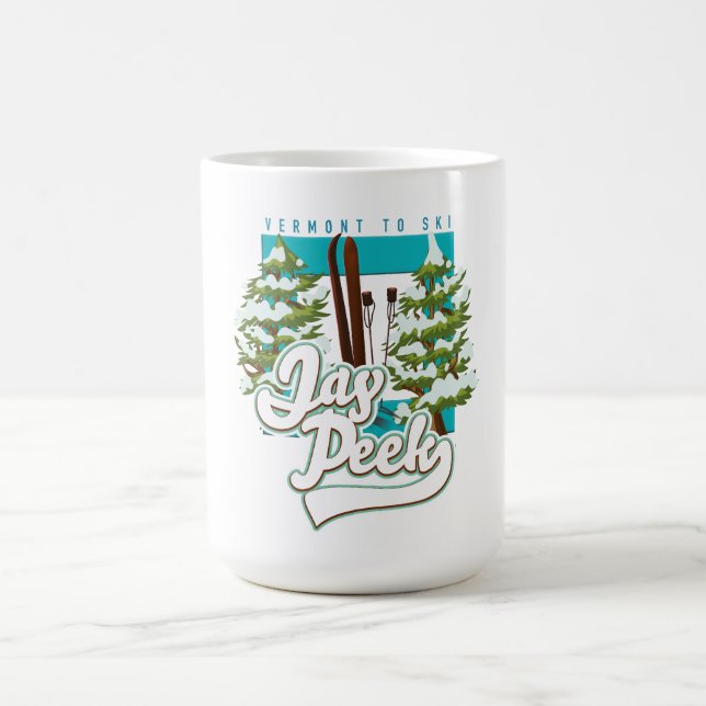 Mug Logo de ski Jay Peek Vermont (Centre)