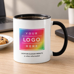 Mug Logo de société personnalisé avec dégradé de coule