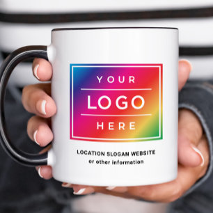 Mug Logo de société personnalisé avec dégradé de coule