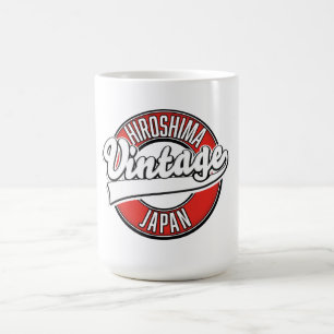 Mug Logo de style vintage Hiroshima Japon café Two-Ton