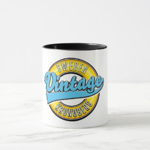 Mug Logo de style vintage Kronoberg Suède