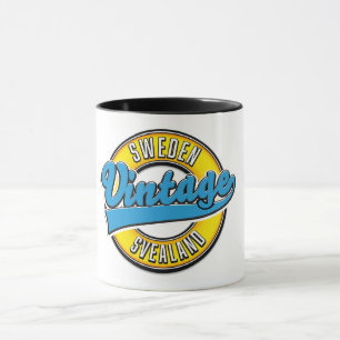 Mug Logo de style vintage Svealand Suède