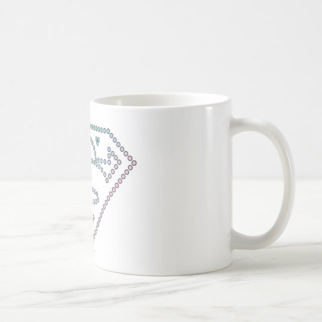 Mug Logo de Supergirl Rainbow Outline (Droite)