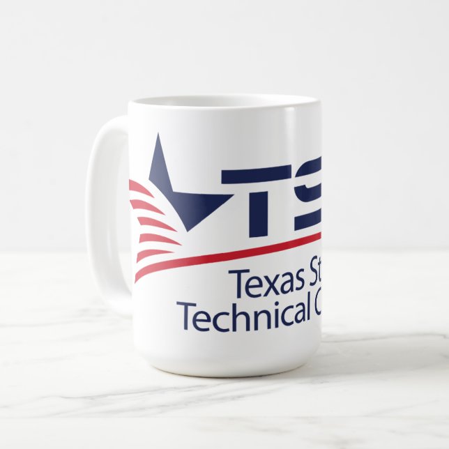 Mug Logo de Texas State Technical College (Devant gauche)