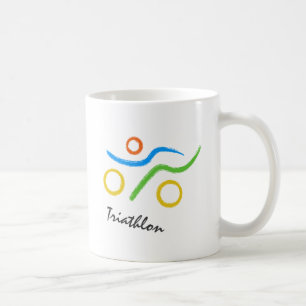 Mug Logo de triathlon