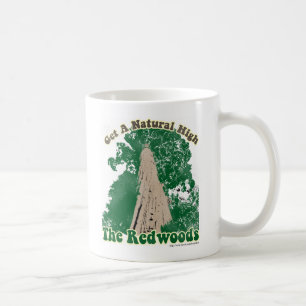Mug Logo de voyage de Redwood Natural High Retro
