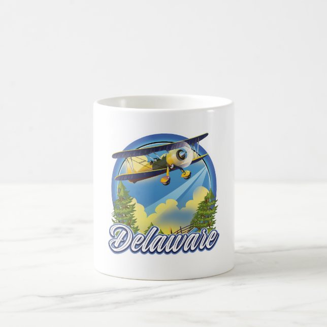 Mug Logo de voyage du Delaware (Centre)