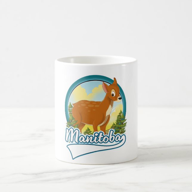 Mug logo de voyage Manitoba Canada (Centre)