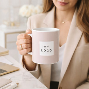 Mug Logo d'entreprise beige