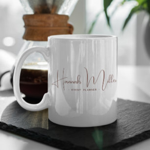 Mug Logo d'entreprise élégant minimaliste moderne en t
