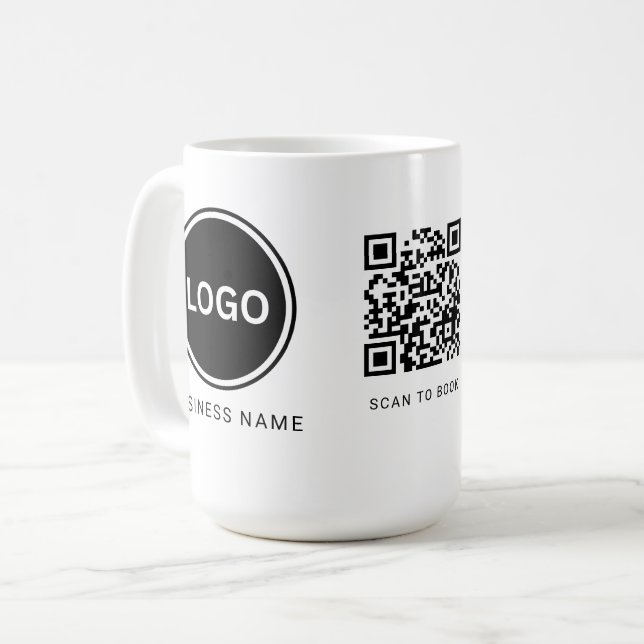 Mug Logo d'entreprise moderne (Devant gauche)