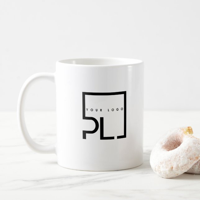 Mug Logo d'entreprise personnalisé (Avec donut)